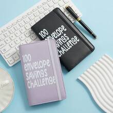 1 Libro de Desafío de Ahorro - Desafío de 100 sobres con carpeta presupuestaria, cuaderno de efectivo, sistema de sobres de efectivo, kit de sistema de sobres de efectivo, planificador financiero imprimible para gestionar su dinero y alcanzar sus objetivos de libertad financiera sin deudas - multicolor - Ver 7