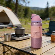 24Oz&32Oz Stainless Steel Insulated Water Bottle With Straw, Portable Coffee Mug Suitable For Hot & Cold Drinks, Fitness And Cycling Water Bottle, Leak-Proof Lid Travel Cup For Camping, Hiking, Driving, Outdoor Activities - G Wicked - 查看 2