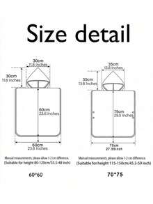 1pc Soft Microfiber Mermaid Print Swimsuit Cover-Up With Hood, Suitable For Children Aged 3-10, Beach Towel Shawl - Multicolor - View 7