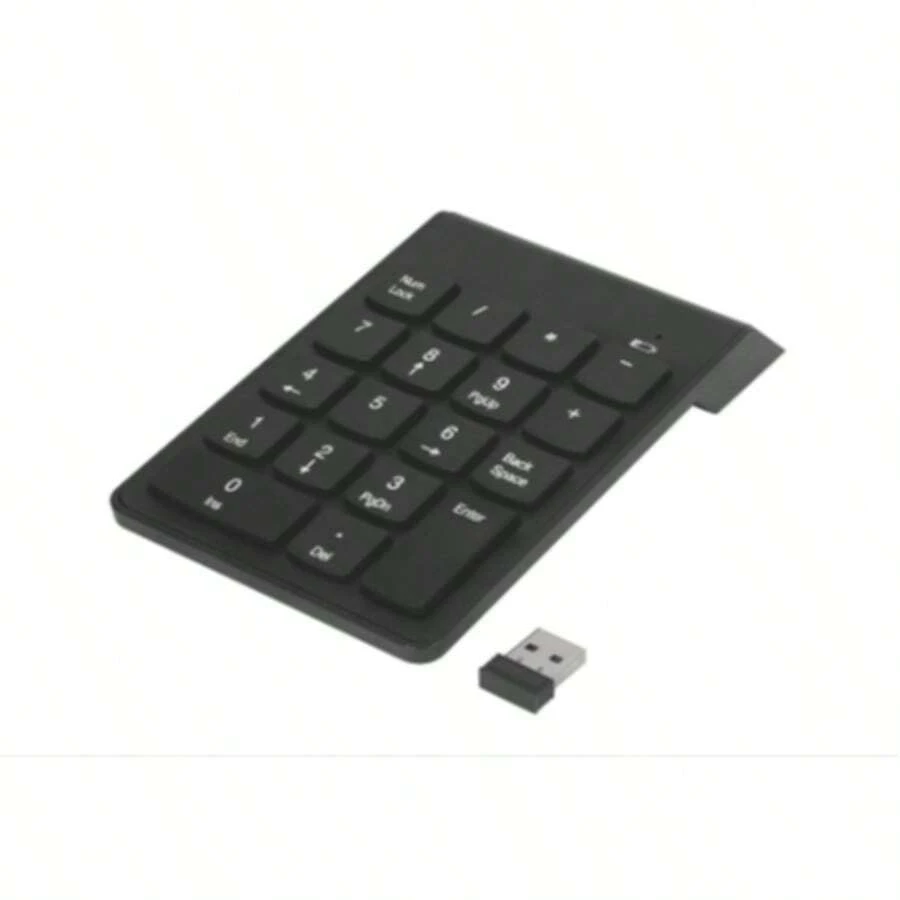 KB021 Teclado Numérico Inalámbrico 2.4G USB Mini – 18 Teclas con Receptor Nano - Ver 1