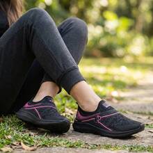 Stylish Sneakers For Everyday Use, Flat Sole, Ideal For Training, Various Sizes 34 To 43. - Hồng đen - Xem 5