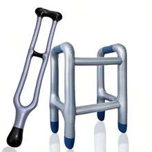 Inflatable Walking Cane Set, Random Style Party Props - Multicolor - View 2