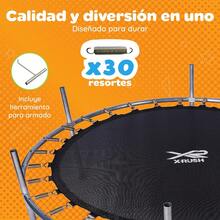 Trampolín de 55 Pulgadas con Red de : Especificacionesécnicas, Estructura de Acero Reforzado y Diseño - 1 - Ver 8