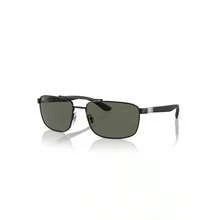 Ray-Ban Unisex Rectangle Sunglasses, RB3737 |  | Women Sunglasses - màu đen - Xem 1