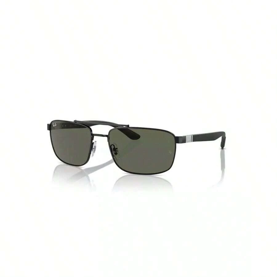 Ray-Ban Unisex Rectangle Sunglasses, RB3737 | | Women Sunglasses - màu đen - Xem 1
