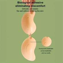 1/2 Pairs Bridal Adhesive Bra Lift Cleavage Enhancer Silicone Invisible Backless Strapless Bra - Multicolor - View 7