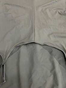 1 pieza Vestido de control de figura para mujer con panty incorporada, abertura en la entrepierna, botones, vestido ajustado moldeador, levantamiento de glúteos, control de abdomen, moldeado de cintura, tirantes ajustables, fácil acceso al baño, cómodo para usar en casa - Café integral - Ver 8