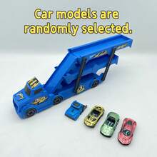 3-Layer Truck Transport Toy, Comes With 3 Random Car Toys - This Multi-story Car - View 9