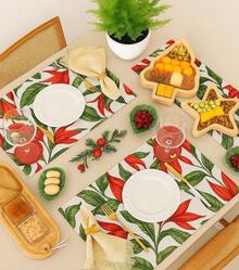 Kitchen Table Runners - 紅色 - 查看 1