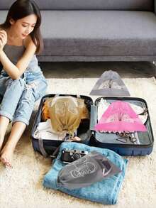 4个装防变形洗衣鞋袋,360°清洁不伤鞋,适用于洗鞋机和洗衣机,可机洗晾干,通用型,适用于所有鞋型(尤其适合运动鞋和休闲鞋),柔软舒适的鞋履护理工具,兼具洗漱用品收纳功能,是情人节和圣诞节的理想礼物。 - 彩色 - 查看 12