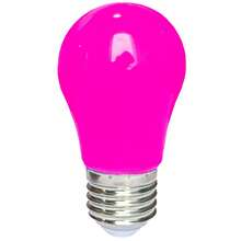 ILUMIFON Kit Of 10 G45 3W Colorful Decorative LED Bulbs, Bivolt, LED String Lights, Party Lamps - Purple color light - View 2