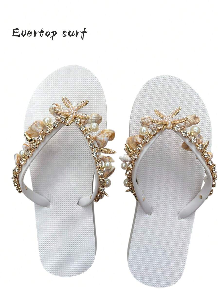 Evertop Surf 女款防滑柔軟夏季沙灘度假拖鞋