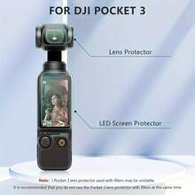 2 pezzi + 2 pezzi Pellicola protettiva per schermo e obiettivo Osmo Pocket 3, anti-graffio, resistente all'usura, anti-impronta digitale, senza bolle, facile da installare, superficie liscia, strato anti-graffio, taglio preciso, materiale indurito, rivestimento anti-impronta digitale, per fotografi - Visualizzare 4