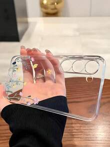 1个可爱粉黄花卉软壳手机壳，兼容华为荣耀、Galaxy A04e/12/A13/A14/A34/A50/A52/A53/A54/S21/S22/S23/S24/S25/S25Ultra/S25FE/S26/S26 Plus/S26 Ultra/S26 Edge、6A/7A/8A、12T/13T/15T/15T Pro - 無色 - 查看 3