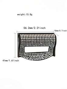 Set de 2 ajustadores de cinturón de con diamante de imitación, de material de plástico ABS, posicionador de cinturón de del automóvil con diamante artificial, ajustador de cinturón de con diamante de vidrio, regalo para conductores - 2 piezas/juego - Ver 8