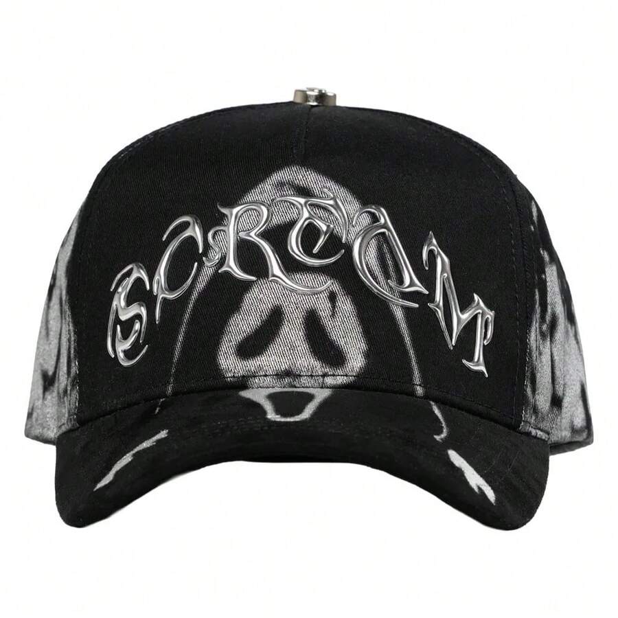 Gorra Tipo Barbas Hats SCREAM Streetwear Premium Accesorios Hombres Calle Casual Sombreros Gorros - Negro - Ver 1