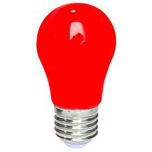 ILUMIFON Kit Of 10 G45 3W Colorful Decorative LED Bulbs, Bivolt, LED String Lights, Party Lamps - White Red Light - View 2
