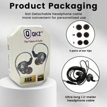 Qkz Ak6 Gaming Earbuds With Mic,Universal 3.5mm HiFi Sport Headphones In Ear Earphone For Running With Microphone Headset Music Earbuds - 紫色 - 查看 4