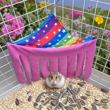 Đường hầm cho chuột lang và chuột hamster, đường hầm và ống dẫn cho thú cưng nhỏ, ống và thảm đường hầm bằng len mềm cho động vật nhỏ, phụ kiện góc chuồng trú ẩn, thích hợp cho chuột lang, thỏ, chồn, chinchilla, nhím, v.v. - Xem 16