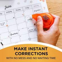 BIC Wite-Out Brand EZ Correct Correction Tape, 393 Feet, 2-Count Pack Of White Correction Tape, Fast, Clean And Easy To Use Tear-Resistant Tape Office Or School Supplies - Trắng - Xem 5