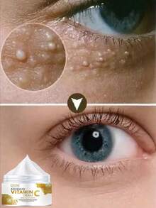 Crema hidratante rica en vitamina C, ácido hialurónico y vitamina E. Antienvejecimiento y antiedad natural, apta para hombres y mujeres. Promueve la producción de colágeno, ilumina el cutis, hidratación profunda, deja la piel tersa y luminosa. - Multicolor - Ver 5