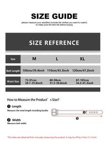 1 szt. damski pasek ze skóry naturalnej - elegancki, modny pasek z metalową klamrą w stylu vintage, uniwersalny dodatek do codziennego noszenia, - Czarne - Zobacz 4