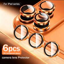 XINHONGYU Alloy Phone Lens Protector Metal Ring Camera Lens Protector, Perfect Fit, Circular Camera Film For Rear Camera, Compatible With IPhone 17 Pro Max/17 Air/16 Pro Max/16 Pro/16 Plus/16/16E/15/14/13 Mini/12/11 Series Spring Birthday Gift - 6pcs - View 33