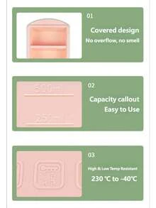 1个带盖大号硅胶制冰格，适用于汤锅底部隔层，大容量制冰器 - 藍色 - 查看 6