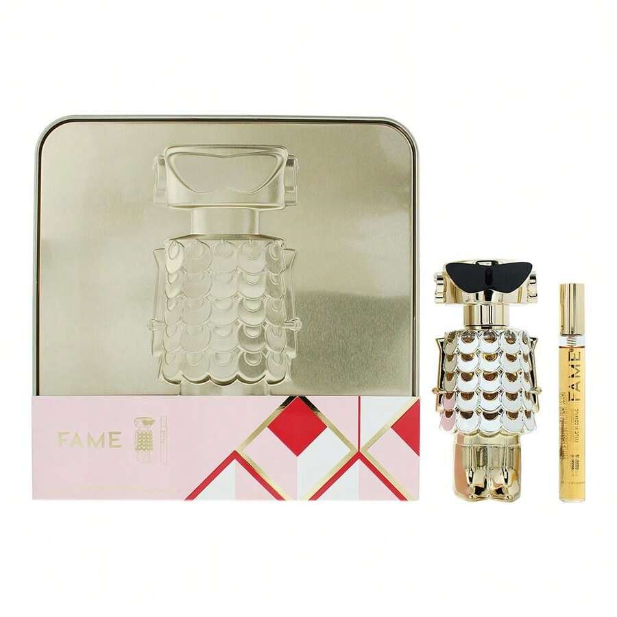 Paco Rabanne Fame Womens EDP 80ml & 10ml 2 Piece Gift Set - Floral - View 1