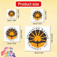 50pcs Waterproof Motivational Latina Spanish Sayings Stickers, DIY Album Diary Collage Positive Quotes Aesthetic Stickers Scrapbooking Material - Multicolor - View 9