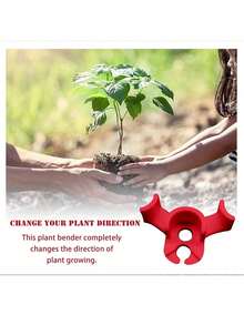 20pcs Plastic Garden Plant Clips, Red Plant Cultivation Fixers, 90 Degree Bending Clips - Multicolor - View 7