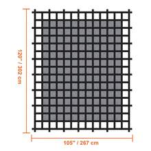 Réseau de fret - 120*105 pouces avec maille, 1500 lbs, pas d'eau - Voir 10