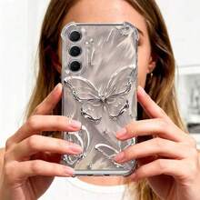 High-Quality Transparent TPU Protective Case With Four Anti-Drop Corners For Galaxy S24ULTRA S23PLUS S22FE S21 S20 A21 A23 A32 A33 A35 A51 A55 A70 A03 A04 A05 A10 A14 A15, All-Inclusive Soft Protective Cover - 彩色 - 查看 4