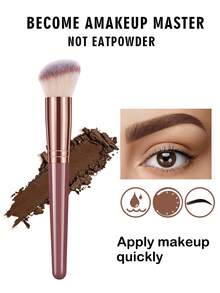 23pcs/1pc Full Makeup Brush Set Includes 20 Soft Makeup Brushes-Such As Translucent Powder Brush, Blush Brush, Contour Brush, Highlighter Brush, Foundation Brush, Nose Contour Brush, Eyeshadow Brush, Eyebrow Brush, Lip Brush, And Detail Brush-Plus 1 Travel Waterproof Makeup Bag And 2 Liquid Beauty Eggs. Ideal For Beginners, Professional Makeup Artists, And Novice Beauty Practice. - Coffee Brown - View 11