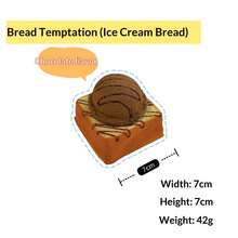 逼真冰淇淋面包造型挤压软萌玩具 - 生日礼物、圣诞礼物、复活节礼物、完美礼物、礼品、新品畅销、新热销商品 - 彩色 - 查看 9