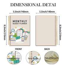 Monthly Budget Planner, Suitable For Students - A5 - View 10
