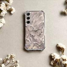 High-Quality Transparent TPU Protective Case With Four Anti-Drop Corners For Galaxy S24ULTRA S23PLUS S22FE S21 S20 A21 A23 A32 A33 A35 A51 A55 A70 A03 A04 A05 A10 A14 A15, All-Inclusive Soft Protective Cover - 彩色 - 查看 5