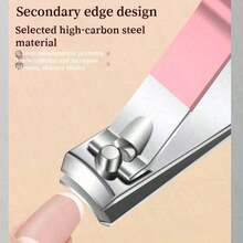 Manicure Set, Women's Grooming Set, Pedicure Set, Nail Clippers, Professional Grooming Set, Manicure Tool Gift Set With Travel Storage Box, Suitable For Men And Women, Can Be Gifted To Friends Or Parents - 粉色 - 查看 4