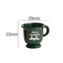 Tazza di panna montata in miniatura/Decorazione di scena cartoni animati, Diorama fai-da-te, Accessori decorativi per vacanze in gel di crema, Set di tazze da caffè 3D in miniatura, Giocattolo di cibo in miniatura, Decorazione da tavolo - Multicolore - Visualizzare 8