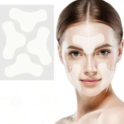 Facial Smoothing Patch, Designed Specifically For Facial Curves, Suitable For Facial Stickers On The Forehead, Between The Eyes, Around The Mouth, Lips, And Eyes, Can Be Used Overnight