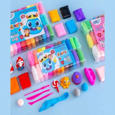 Moldeable de Colores + Moldeadores Masa Moldeable Escolar Figuras DIY Didáctico