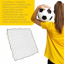 Football Master Replacement Net For Foot Ball Soccor Rebounders 100cm X 100cm - Black - View 3