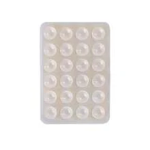 5 piezas Soporte de anillo de silicona para teléfono, Soporte de teléfono con ventosa, Asa de teléfono con manos libres, Soporte de anillo, Compatible con Android, Blanco + Negro + Rosa + Transparente + Rojo Rosa - Multicolor - Ver 14