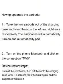 Briame无线耳机，带摄像头设计，入耳式运动耳机，带麦克风，支持免提控制，180mAh电池 - 查看 10