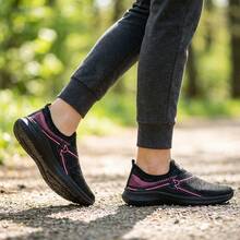 Stylish Sneakers For Everyday Use, Flat Sole, Ideal For Training, Various Sizes 34 To 43. - Hồng đen - Xem 4