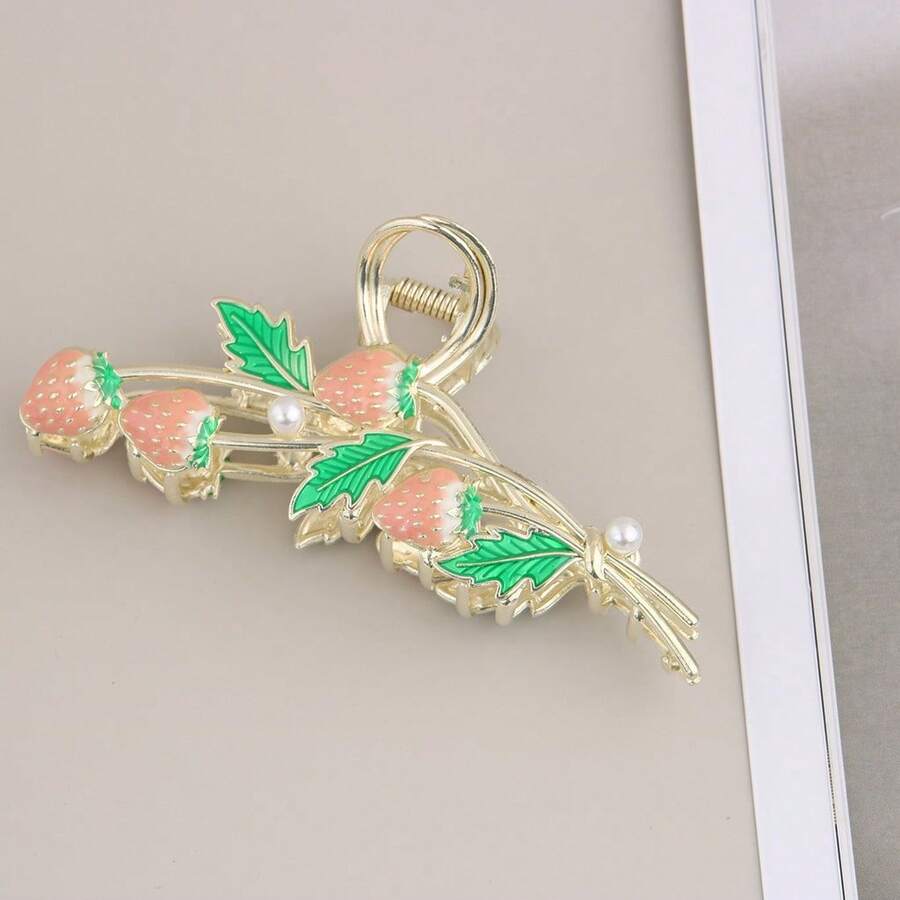 Metal Flower Hair Clips, Claw Flower Hairpins - MODEL 2 - View 1