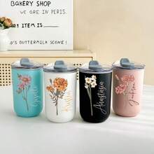 Customized UV Crystal Stickers With Cute Cartoon Characters, Perfect As Birthday, New Year Or Christmas Gifts. These Waterproof And Scratch-Resistant Stickers Are Suitable For Glass Cups, Laptops, Water Bottles And Scrapbooks. (Cups Not Included) - Multicolor - View 8