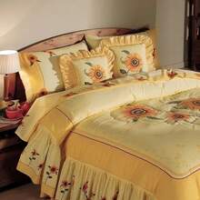Colcha Girasoles Premium – Calidez y Elegancia Floral BEAUTTY HOME - Amarillo - Ver 3