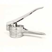 Prensa de patatas de acero inoxidable resistente, prensa de verduras y frutas, apta para puré de patatas, jugos, verduras y comida para bebés, herramienta de cocina manual para triturar - Multicolor - Ver 17