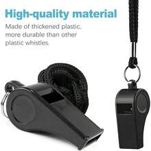 12Pcs Whistle With Lanyard Referees, Sports, U2013 High - Pitched Whistle, Durable And Loud - Initial - View 4